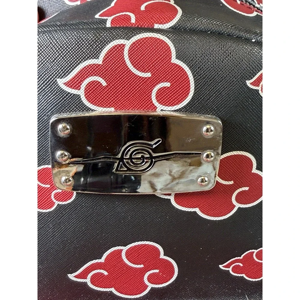 Bioworld Naruto Shippuden Collection Akatsuki Red Cloud Mini Backpack *Read*